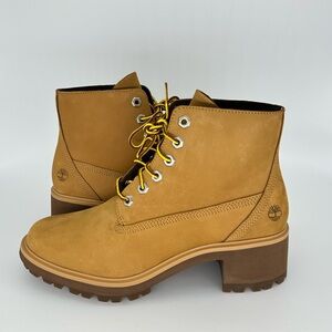 New Timberland Women’s Kori Park 6'' Inch Lace Up Nubuck Boot Wheat Nubuck Sz 9